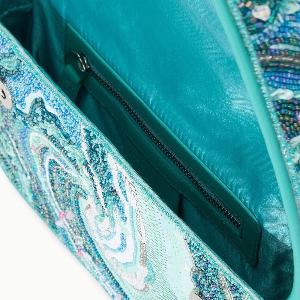 STAUD BEADED TOMMY BAG VIRAL TIDAL WAVE - Picture 6 of 12